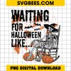 Waiting For The Halloween Like Skeleton And Witches PNG
