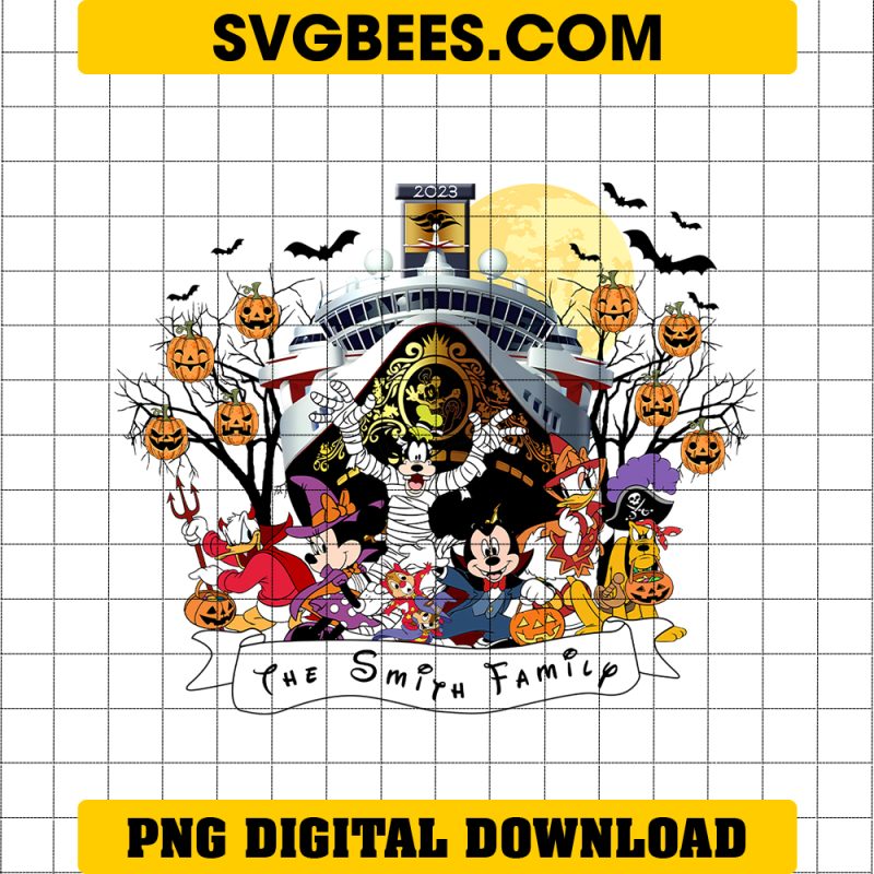The Smith Family Disney Cruise Line PNG, Mickey and Friends Halloween PNG, Halloween PNG