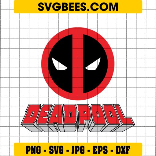 Deadpool SVG, Deadpool Logo Svg, Avengers Logo Svg, Marvel Avengers Logo Superhero SVG PNG EPS DXF