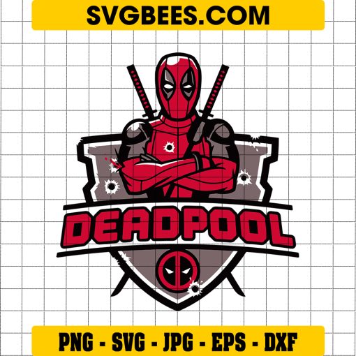 Deadpool Characters Svg, Wade Wilson SVG, Ryan Reynolds SVG, Marvel Logo SVG PNG EPS DXF