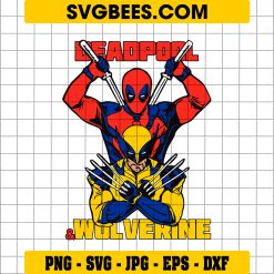 Deadpool And Wolverine Movie SVG, Avengers Superhero SVG, Wolverine And Deadpool PNG SVG EPS DXF