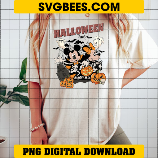 Disney Mickey And Minnie Mouse Halloween PNG