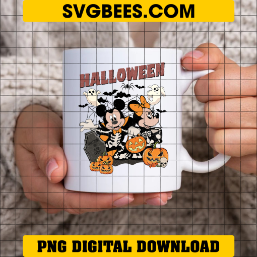 Disney Mickey And Minnie Mouse Halloween PNG