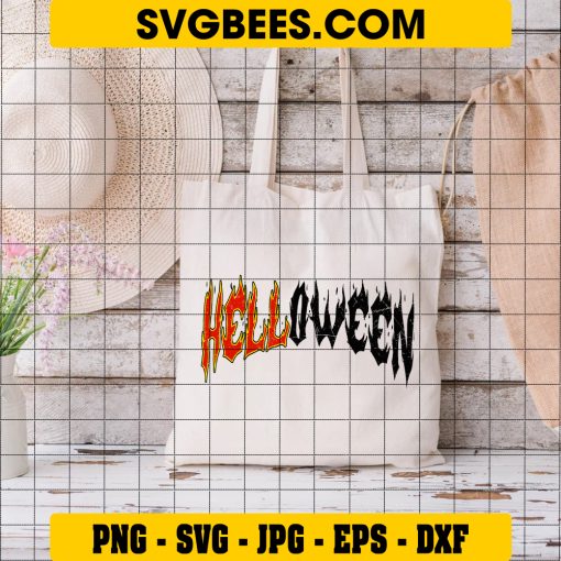 Hellloween Funny Halloween Spooky Season PNG