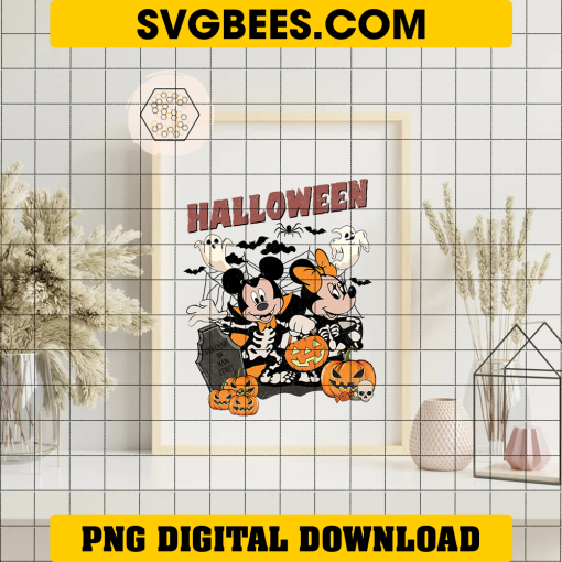 Disney Mickey And Minnie Mouse Halloween PNG