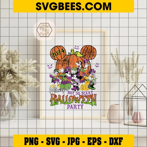 Not So Scary Halloween Party 2024 SVG