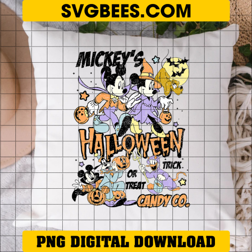 Mickey and Friends Disney Halloween PNG