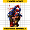 Deadpool And Wolverine Bloody PNG, Deadpool 3 Movie PNG