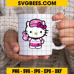 HOUSTON ASTROS HELLO KITTY 3 SVG EPS DXF PNG FILE, DIGITAL DOWNLOAD, INSTANT DOWNLOAD ON CUP