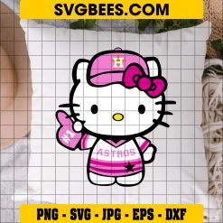 HOUSTON ASTROS HELLO KITTY 3 SVG EPS DXF PNG FILE, DIGITAL DOWNLOAD, INSTANT DOWNLOAD ON PILLOW