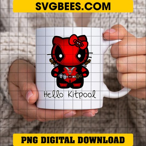 Hello Kitty X Deadpool PNG, Dead Pool Hello Kitty PNG ON CUP