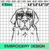 Barry the Saint Bernard, Dog Decal Embroidery Design