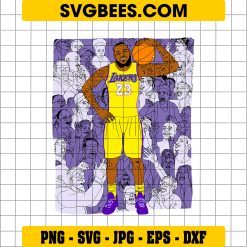 Lebron James Basketball SVG Funny NBA SVG Digital File