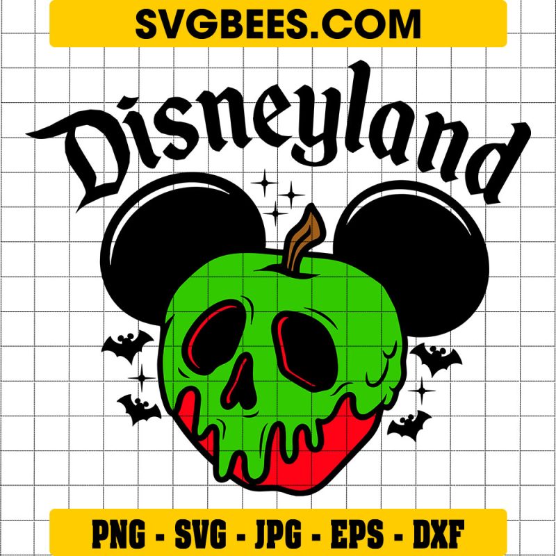 Poison Apple Mickey Ears SVG