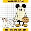 Mickey Ghost SVG, Disney Halloween SVG, Pumpkin Bucket SVG, Dog Ghost SVG