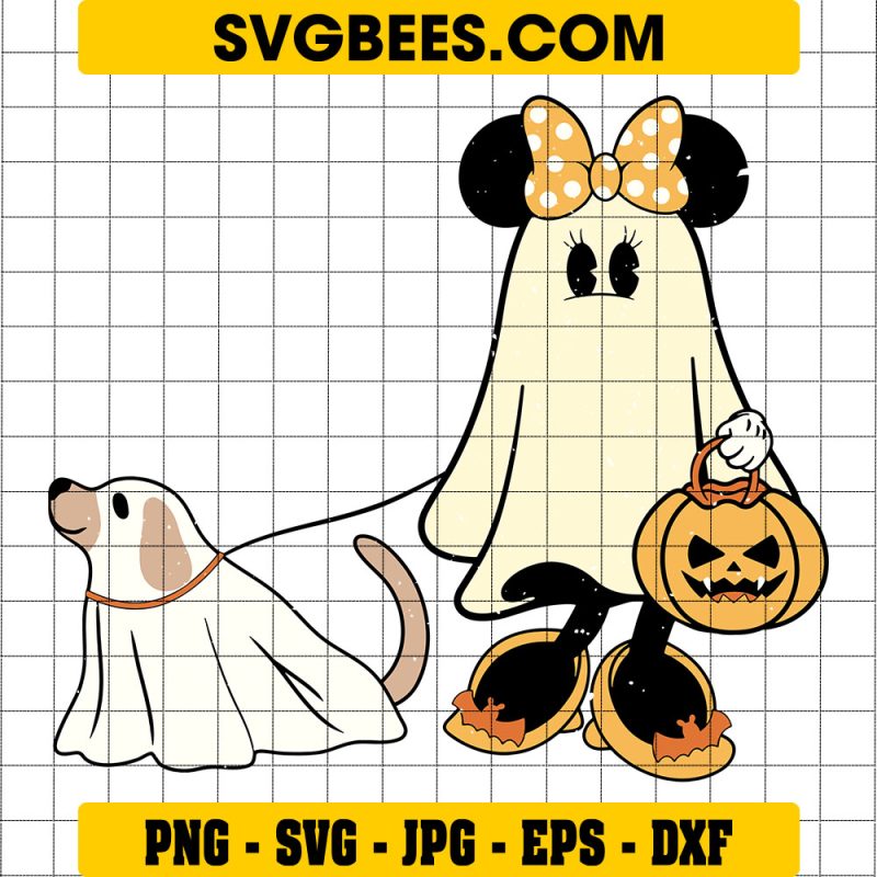 Minnie Ghost SVG