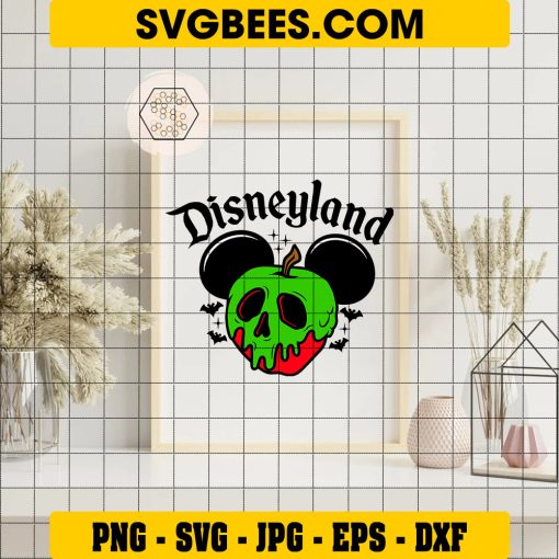 Poison Apple Mickey Ears SVG