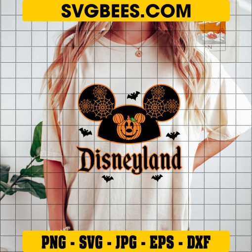 Mickey Mouse Disneyland Pumpkin SVG