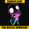 Jack Skellington PNG, Horror PNG, Halloween PNG, Neon PNG