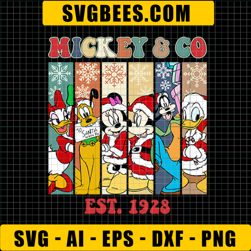 Mickey And Co SVG