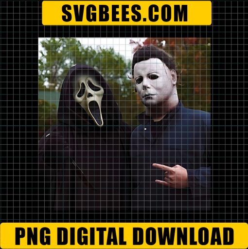 Scream And Michael Myers PNG, Horror Movie Characters PNG, Halloween PNG