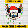 Minnie Mouse Christmas PNG, Disney Christmas PNG, Christmas Lights PNG