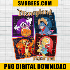 Disneyland Halloween PNG, Trick Or Treat PNG, Winnie The Pooh PNG, Piglet PNG, Eeyore PNG, Tiger PNG