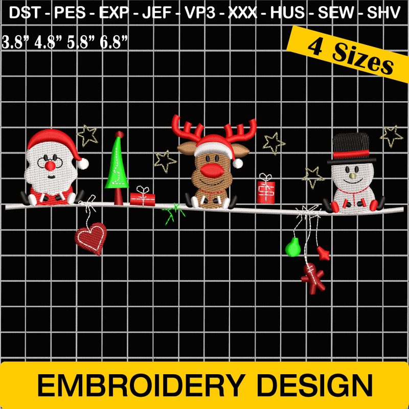 christmas embroidery designs