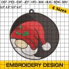 Festive Gnome Embroidery Ornament – Christmas Embroidery Designs