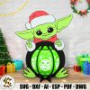 Christmas Baby Yoda 3D Paper Cut Lantern