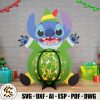 Stitch Elf 3D Paper Lanterns - Christmas Paper Cut Decoration