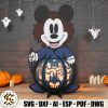 Mickey Mouse Horror 3D Paper Lantern, Halloween Paper Cut Lantern for Spooky Decor