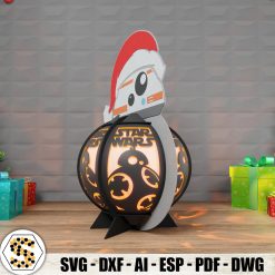 BB-8 Christmas 3D Paper Lantern