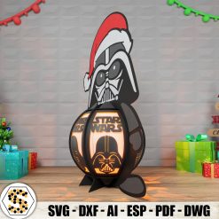 Christmas Darth Vader 3D Paper Lantern