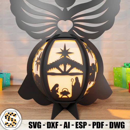 Holy Spirit Angel 3D Paper Lantern