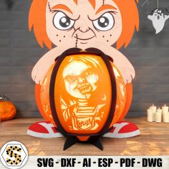 Chucky 3D Paper Lantern