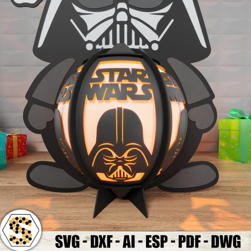 Christmas Darth Vader 3D Paper Lantern