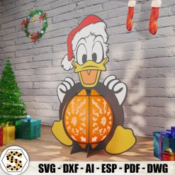 Christmas Donald Duck 3D Paper Lantern