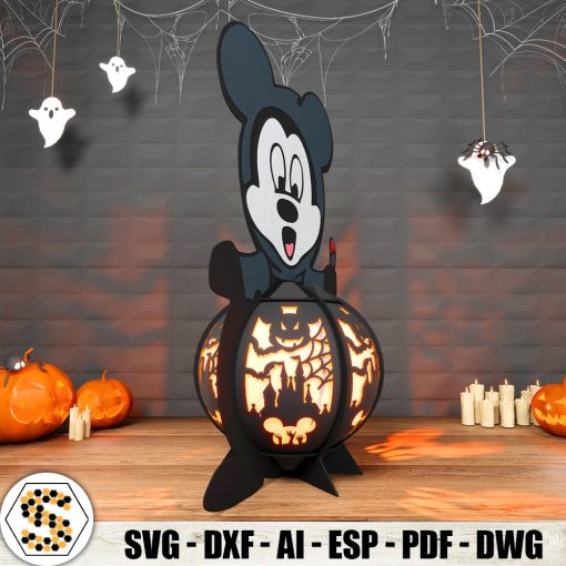 Mickey Mouse Michael Myers 3D Paper Lantern