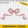 Ribbon Bow Tie Embroidery Design