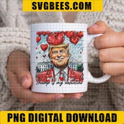 Retro Trump Is My Valentine PNG