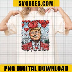 Retro Trump Is My Valentine PNG