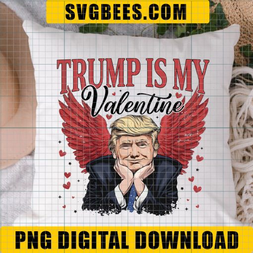 Trump Is My Valentine Cupid PNG, Trump Is My Valentine PNG, Trump Valentine's Day PNG - Image 5