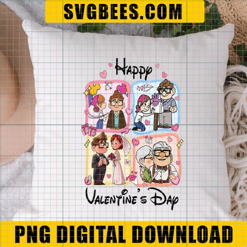 You Are My Greatest Adventure Happy Valentines Day Png, Happy Valentines Day Couple Ellie And Carl Png, Up Characters Png - Image 5