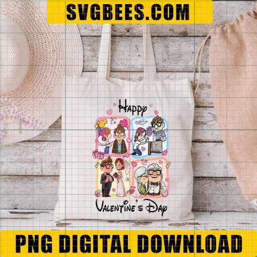 You Are My Greatest Adventure Happy Valentines Day Png, Happy Valentines Day Couple Ellie And Carl Png, Up Characters Png - Image 3