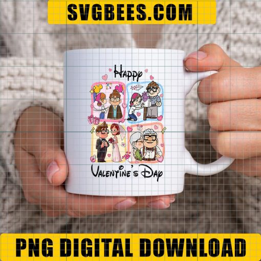 You Are My Greatest Adventure Happy Valentines Day Png, Happy Valentines Day Couple Ellie And Carl Png, Up Characters Png - Image 6