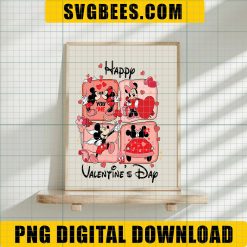 Minnie Mickey Happy Valentine's Day Png