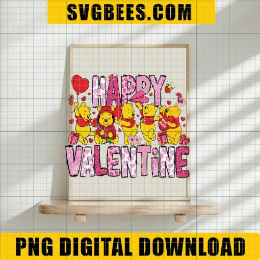 Happy Valentine’s Day The Pooh SVG, Winnie The Pooh SVG, Disney Valentines Day SVG - Image 4