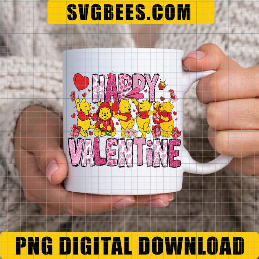 Happy Valentine’s Day The Pooh SVG, Winnie The Pooh SVG, Disney Valentines Day SVG - Image 6