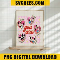 Mickey Mouse Love Heart Design